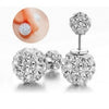 Crystal Disco Ball Stud Earrings