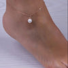 Women Pearl Bead Gold\Silver Anklet