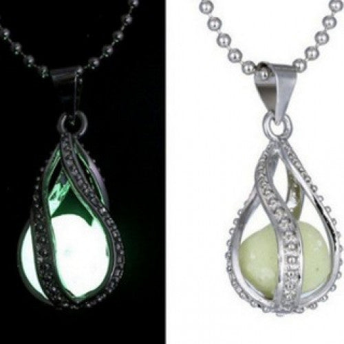 Water Drop Locket Necklaces